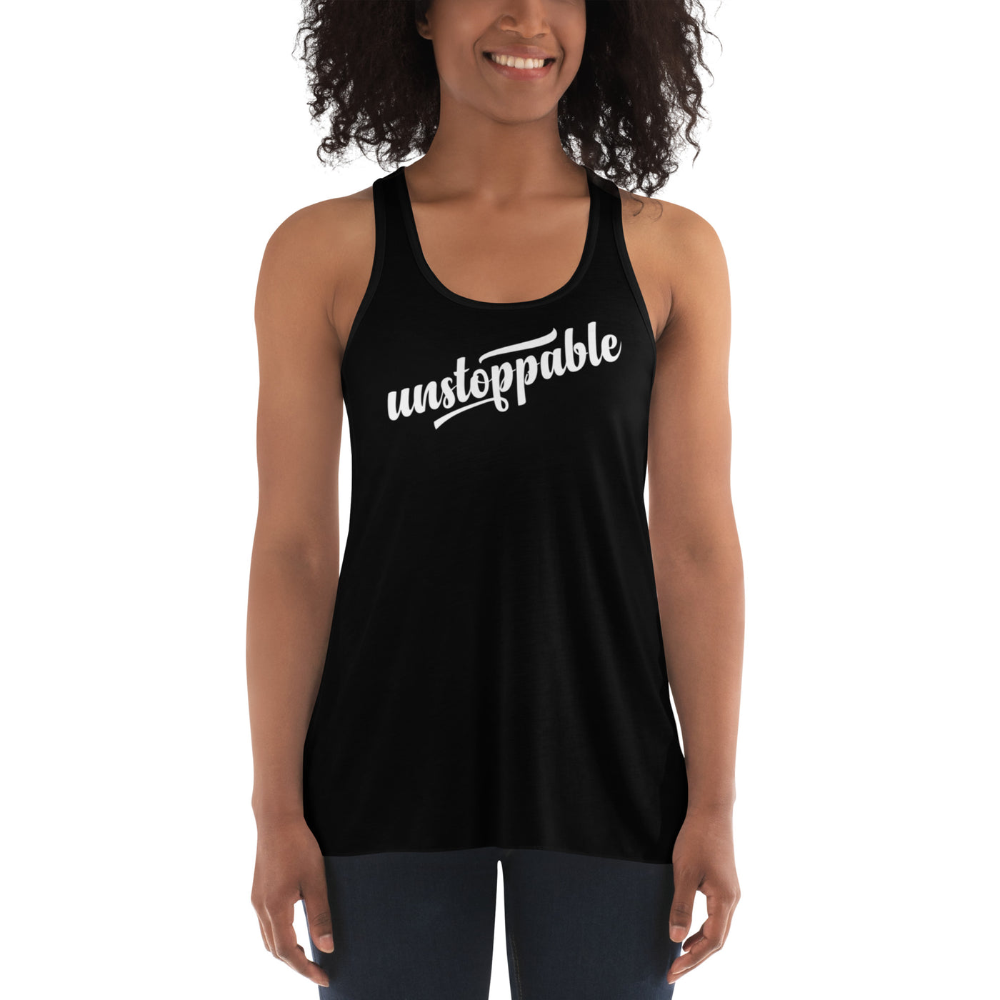 Runaway Slave Unstoppable Flowy Racerback Tank